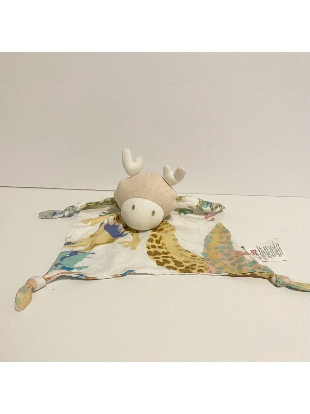 Nest Designs Lovey Bamboo Deer Reindeer Baby Blanket Soft Cuddle Toy Organic